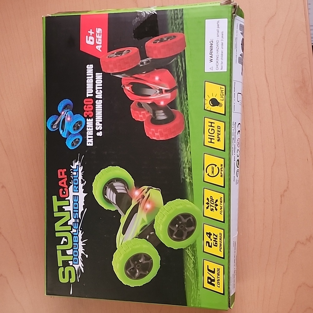 Stunt car, double side roll -Red